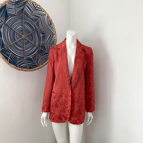 Mango Jackets & Blazers - NWOT, Fringe Jacket/Blazer
